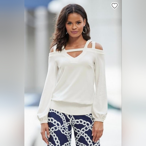 Boston Proper Tops - Boston Proper Cutout Top